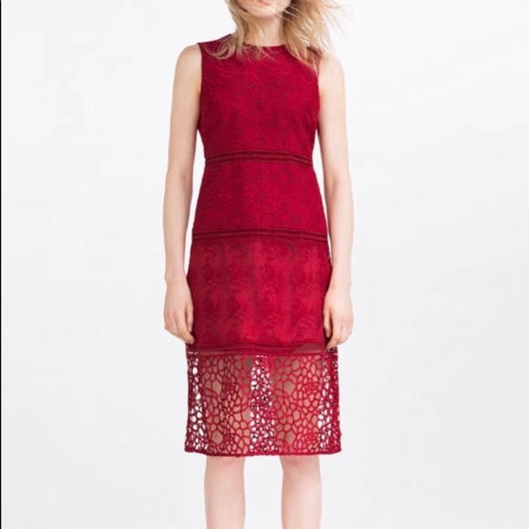 Zara Dresses Zara Woman Dark Red Embroidered Lace Dress Poshmark zara-dresses-zara-woman-dark-red-embroidered-lace-dress-poshmark
